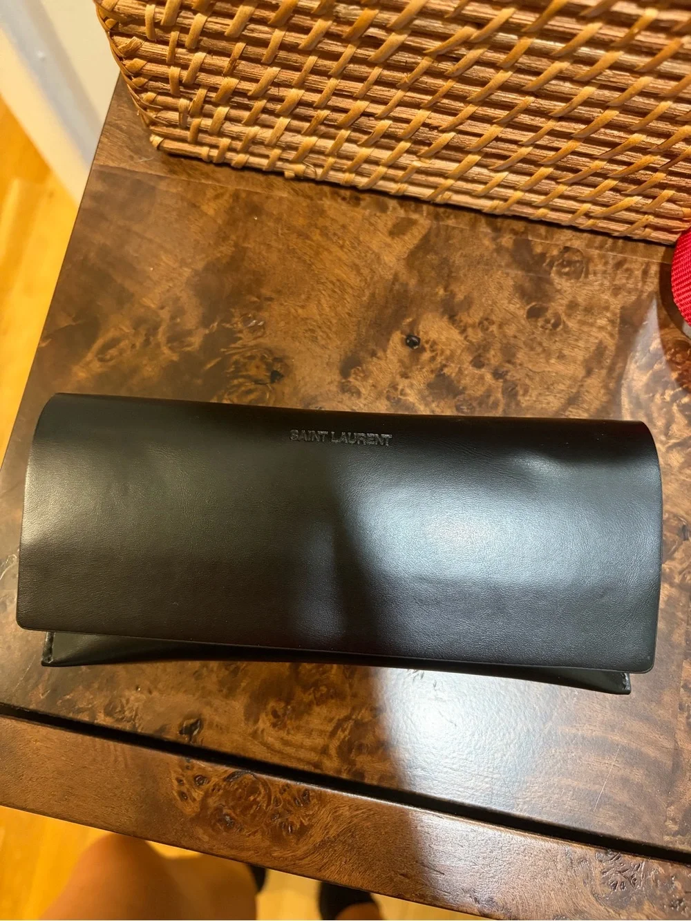 Yves Saint Laurent Black Slim Oval Sunglasses
